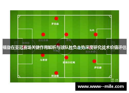 福登在亚冠赛场关键作用解析与球队胜负走势深度研究战术价值评估